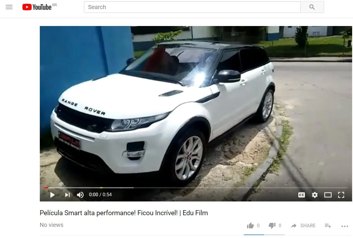 Película smart alta performance! Ficou Incrível!