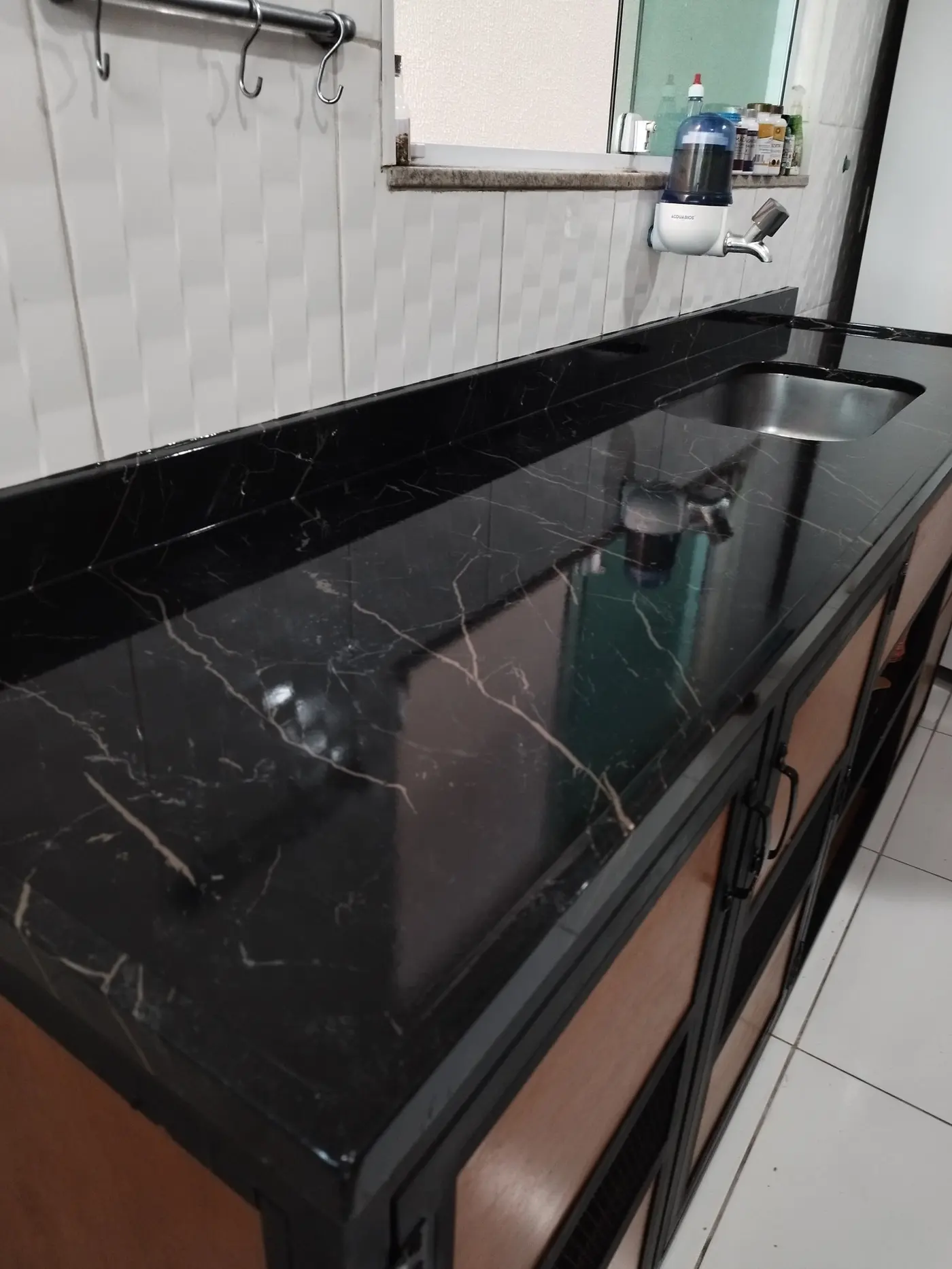 Adesivo para pia de cozinha lavável